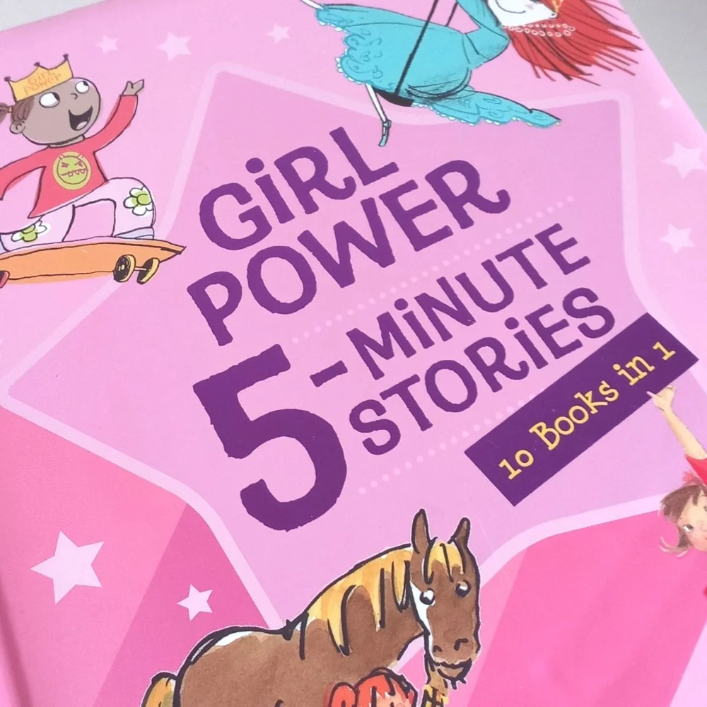 Girl Power 5-Minute Stories 10 Books in 1 Harback Book Inspiration Reading Book